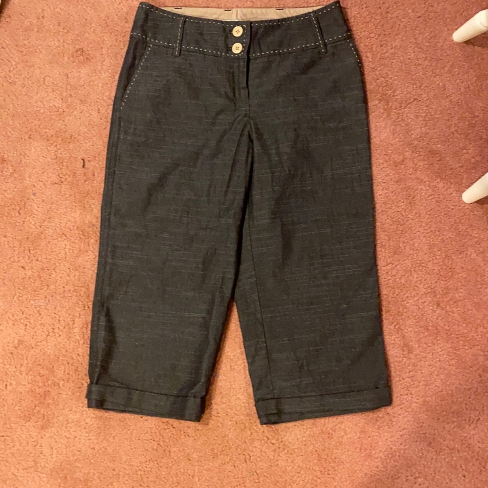 Christopher and banks dark grey dress capris